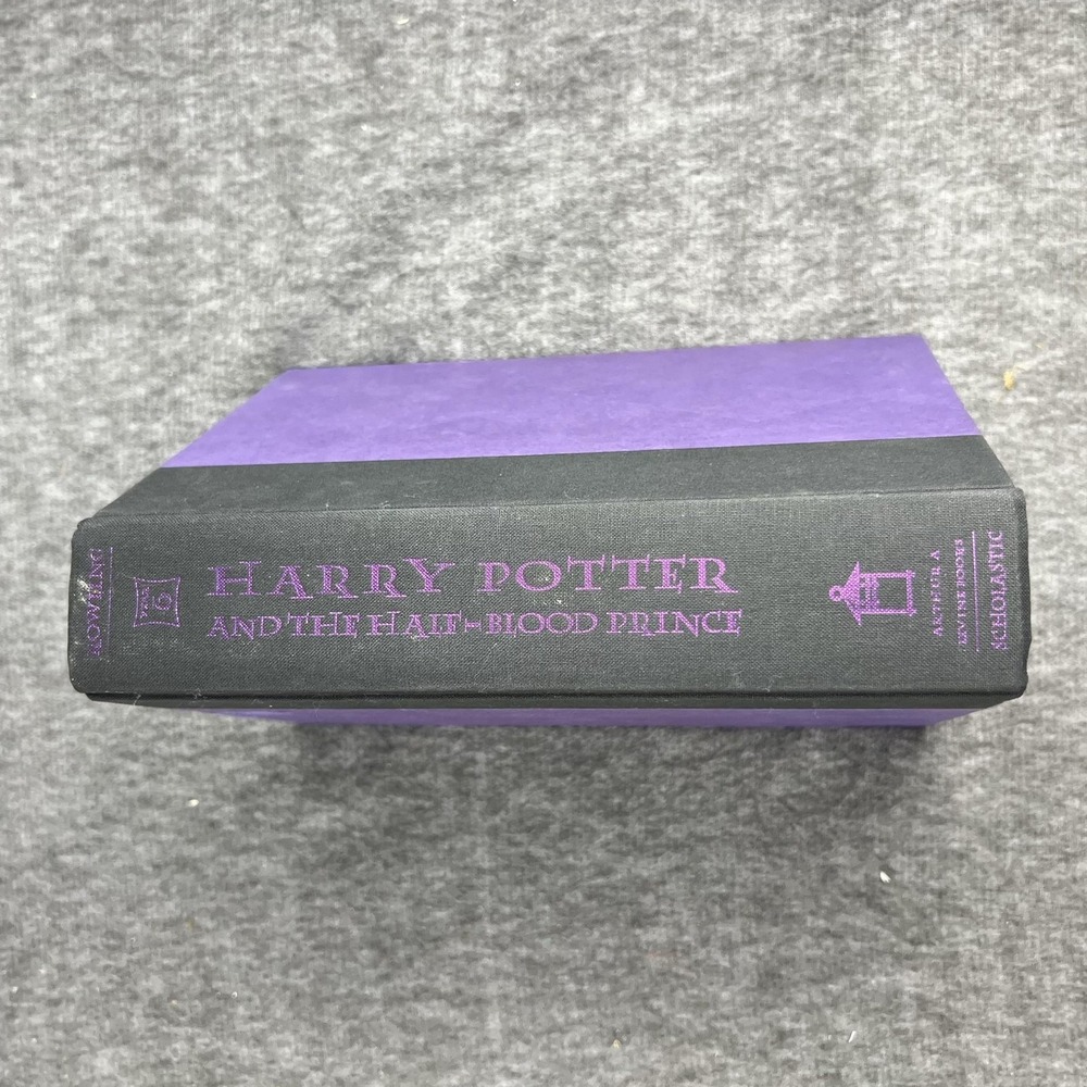 Harry Potter And The Half-Blood Prince J.K. Rowling Purple HC Scholastic 1st Ed